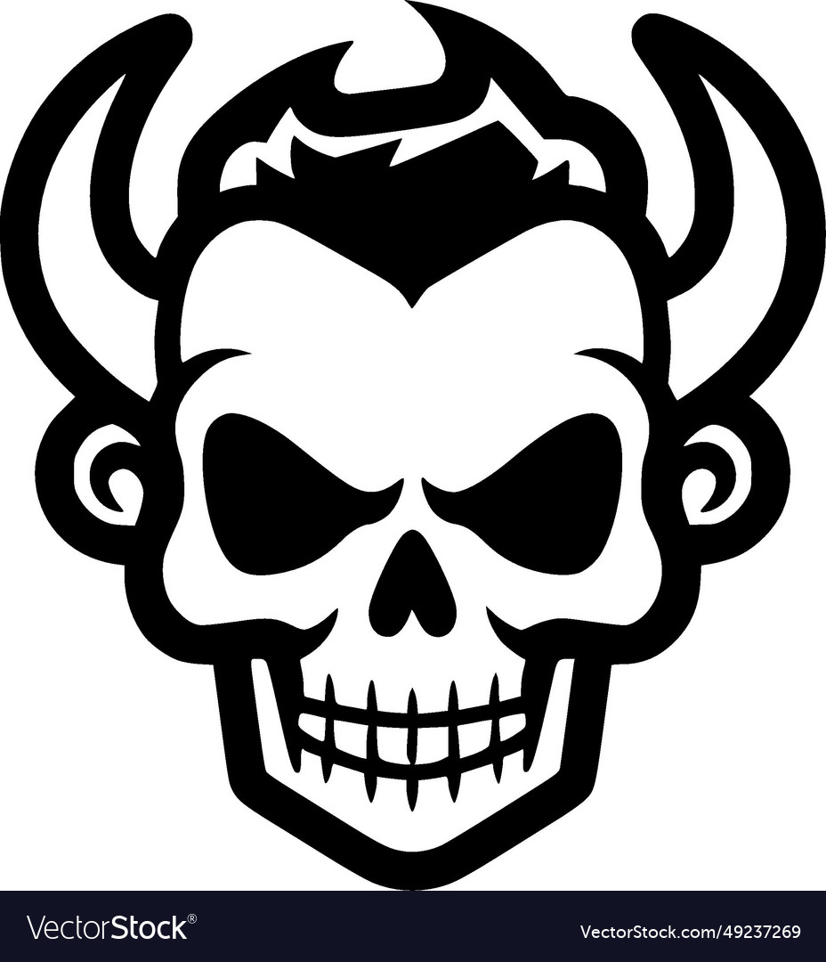 Skull - high quality logo ideal for t-shirt