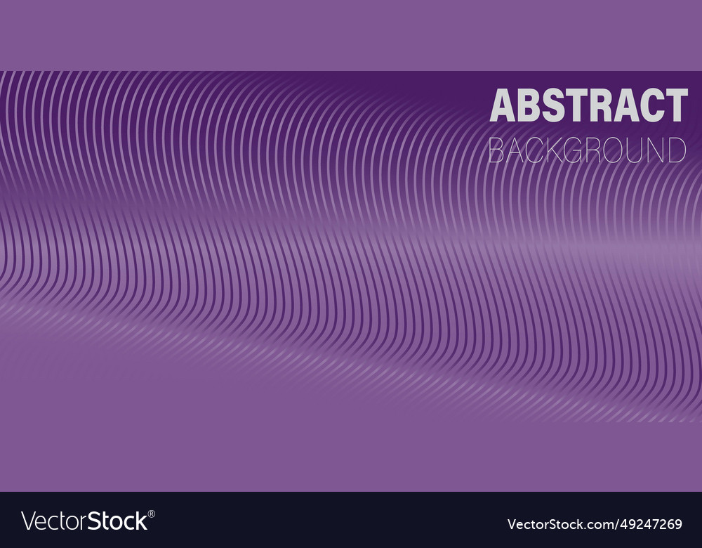 Smooth flow of wavy shape with gradient abstract vector image Smooth flow of wavy shape with gradient abstract