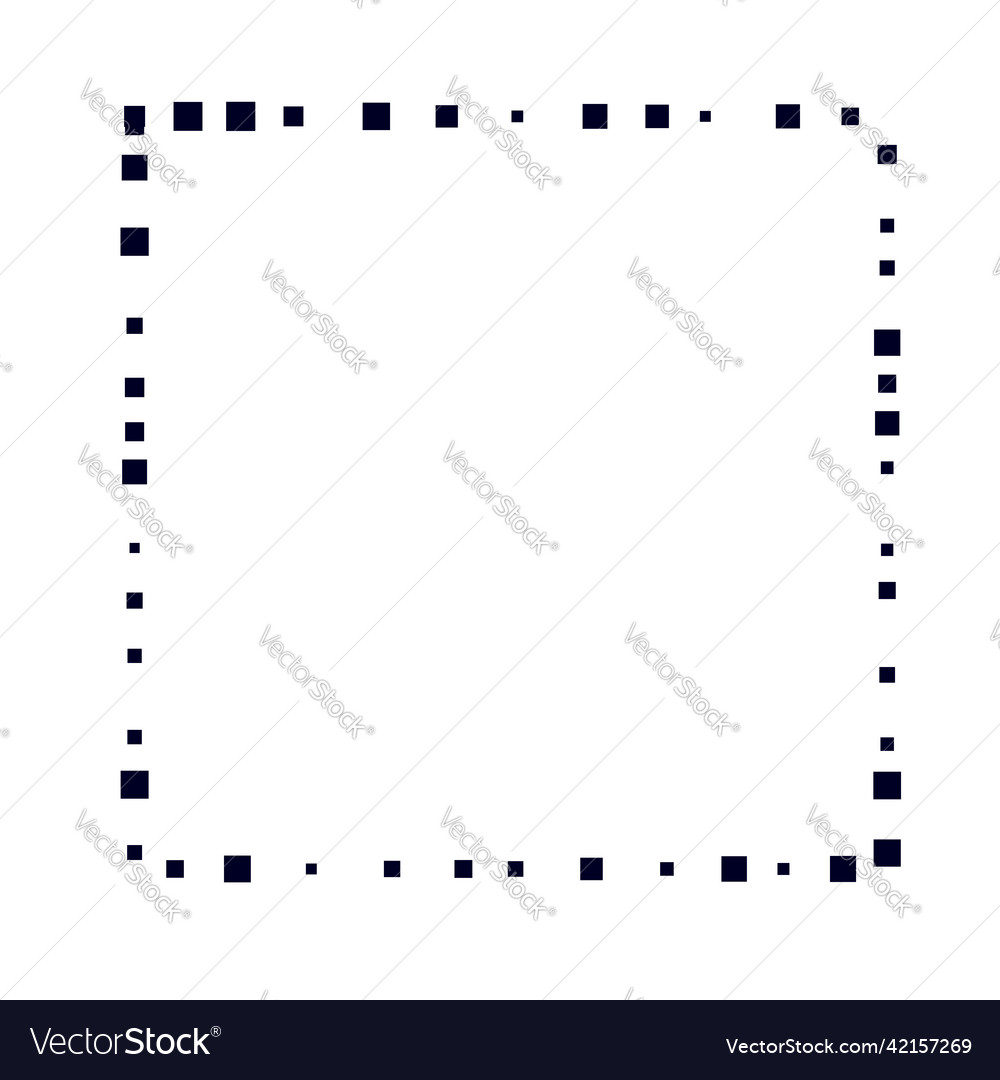 Squares random scattered shapes element Vector Image Squares random scattered shapes element