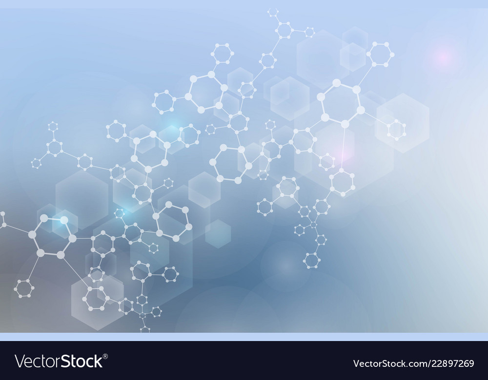 Strukturmolekül und Kommunikation dna Atom