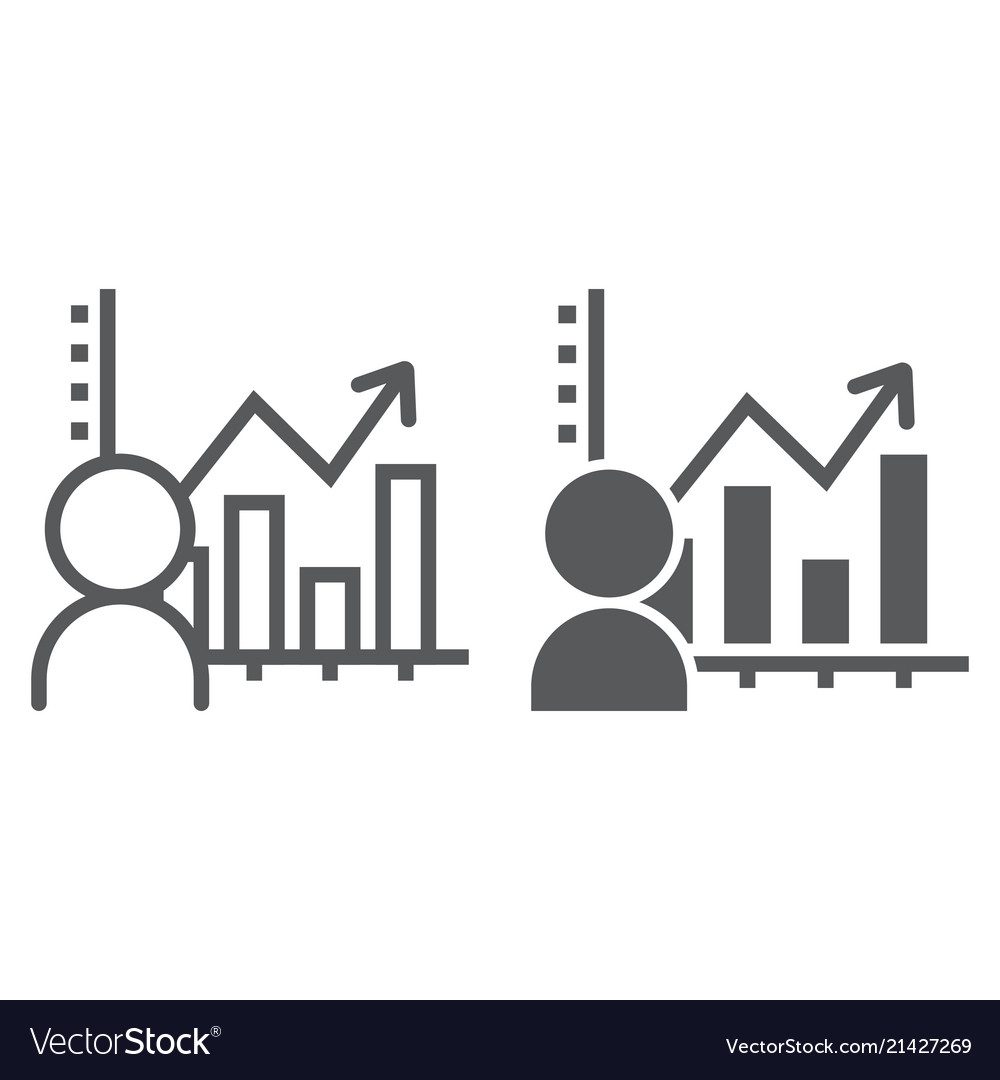 User analysis line and glyph icon data