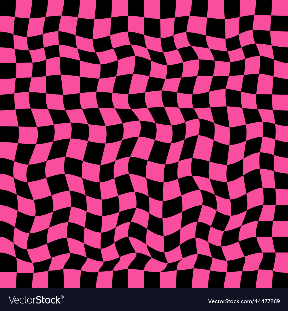 Wavy Chessboard Pattern
