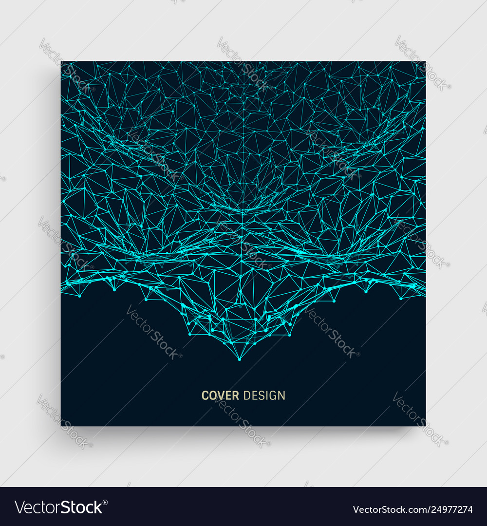 3D Grid Science Background