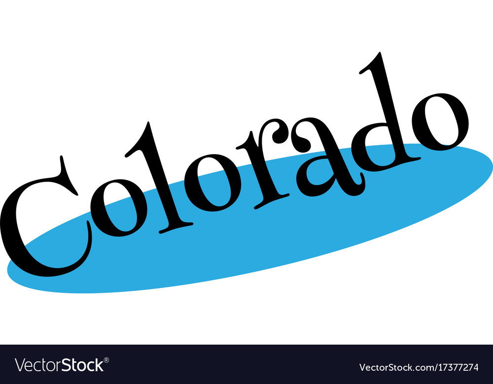 Colorado rubber stamp