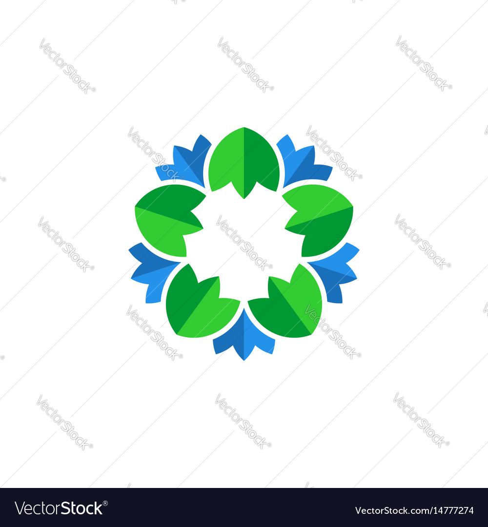 Flower leaf Royalty Free Vector Image - VectorStock