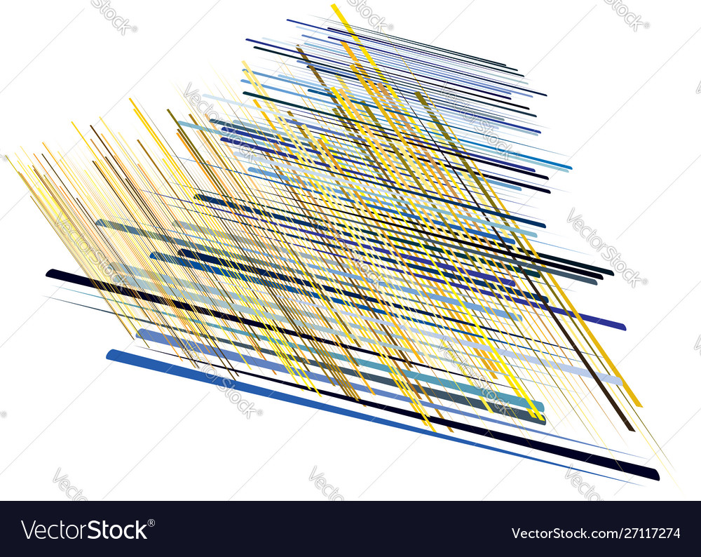 Grid mesh with dynamic lines intersecting stripes vector image Grid mesh with dynamic lines intersecting stripes