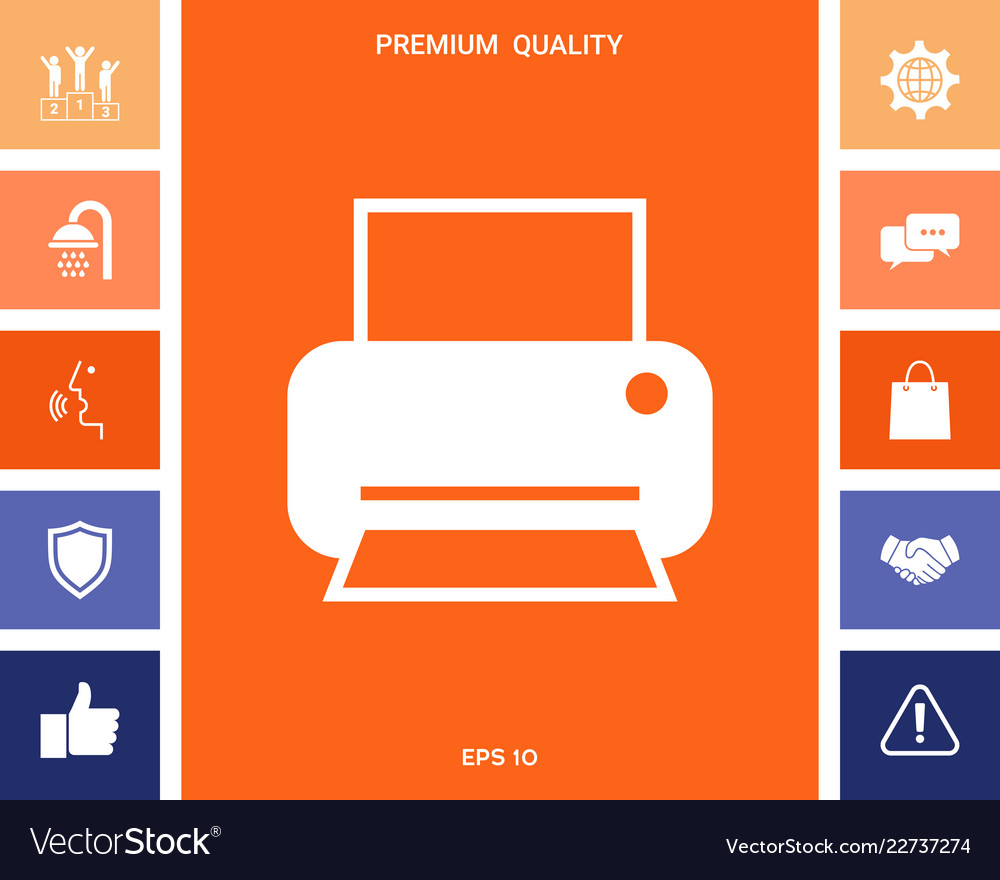 Print icon for web