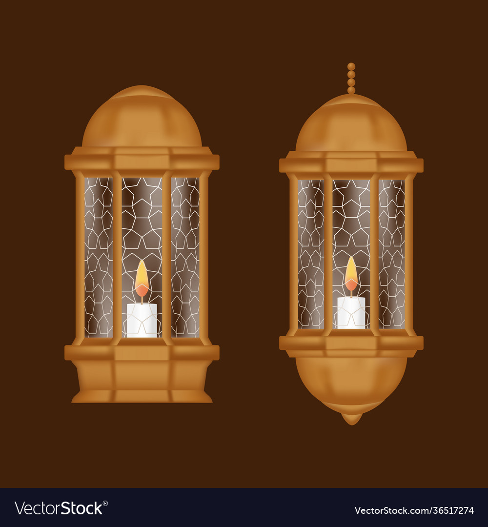 Ramadan kareem background with realistic style