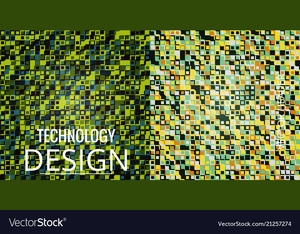 Set of abstract triangle pattern background vector image Set of abstract triangle pattern background