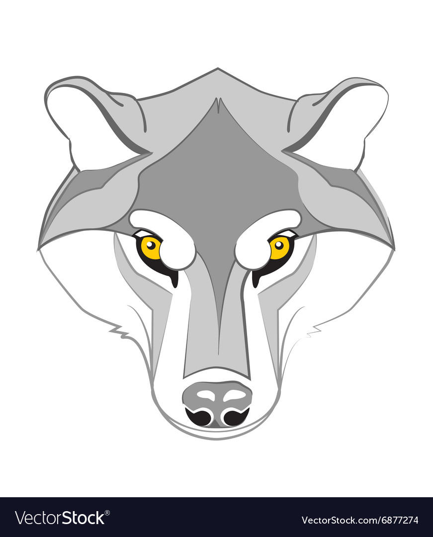 Wolf Royalty Free Vector Image - VectorStock