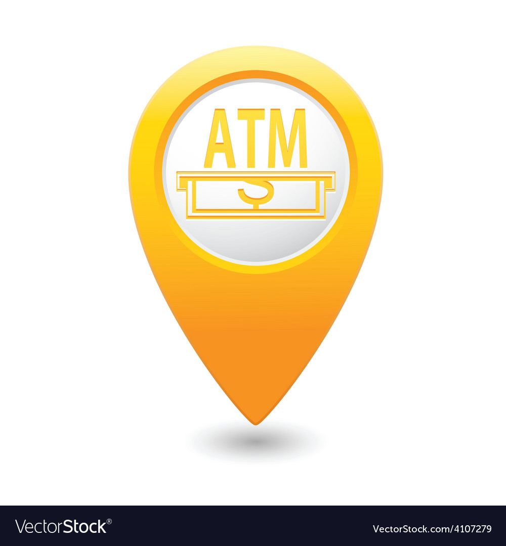 Atm map pointer yellow