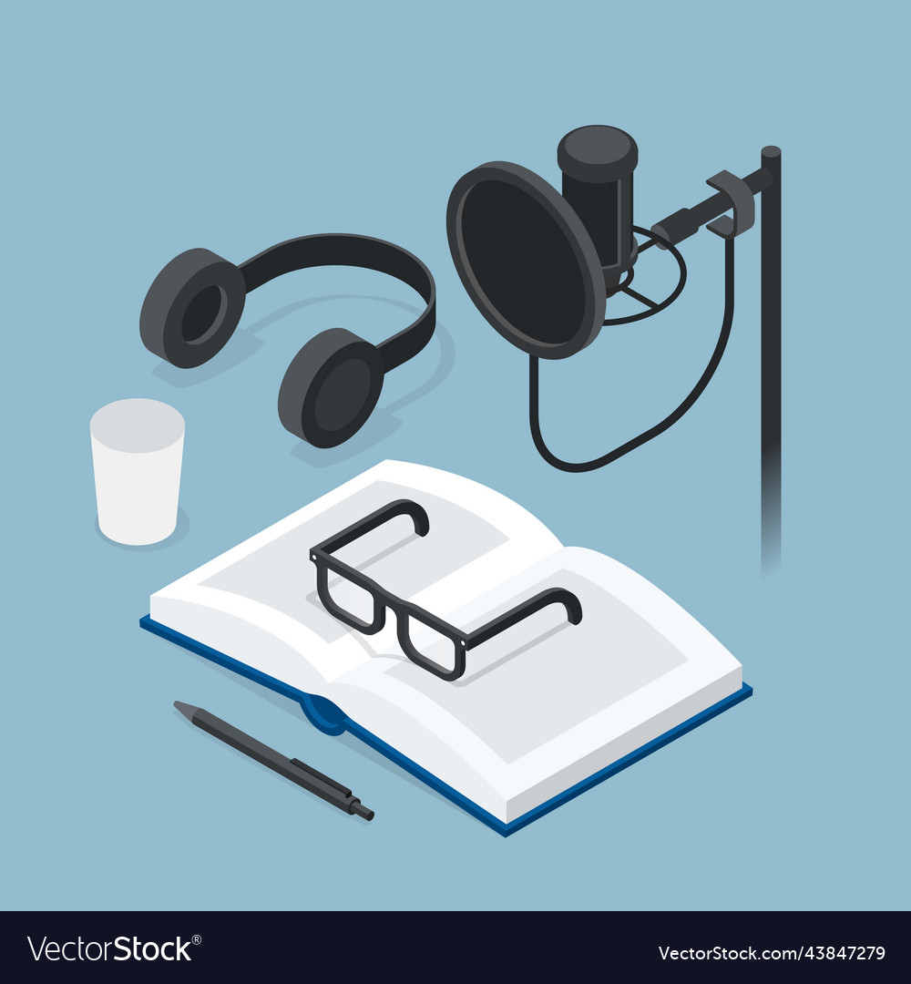 Audio Recording Isometric