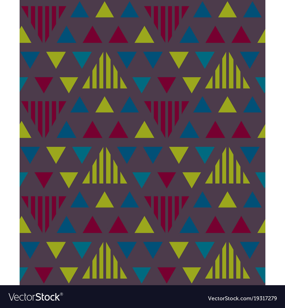 Irregular triangles seamless pattern