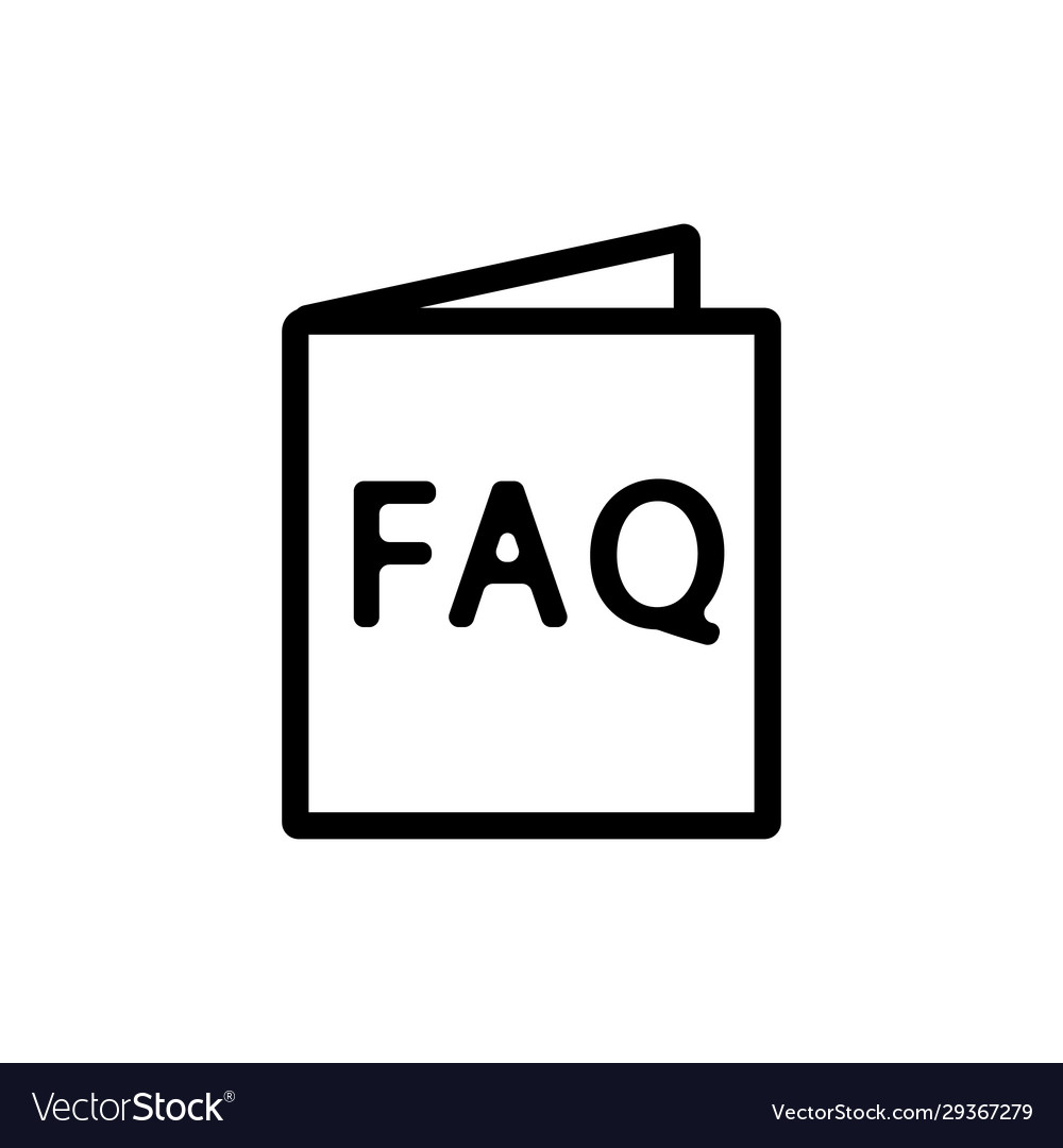 Questions and answers icon isolated vector image Questions and answers icon isolated