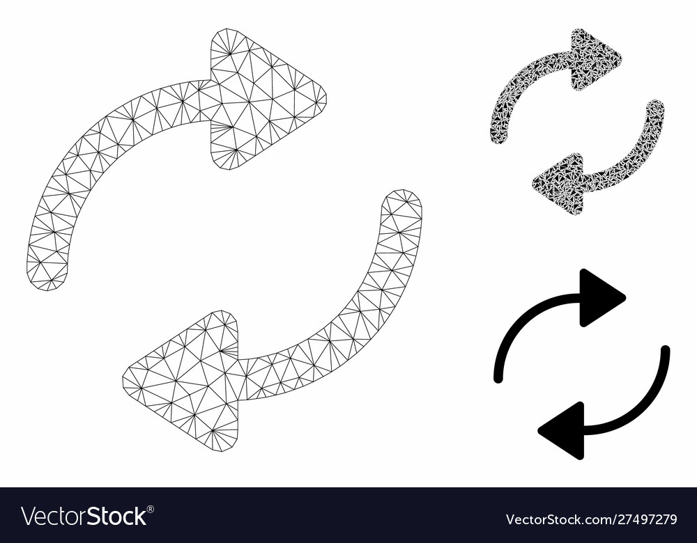 Refresh mesh network model and triangle vector image Refresh mesh network model and triangle