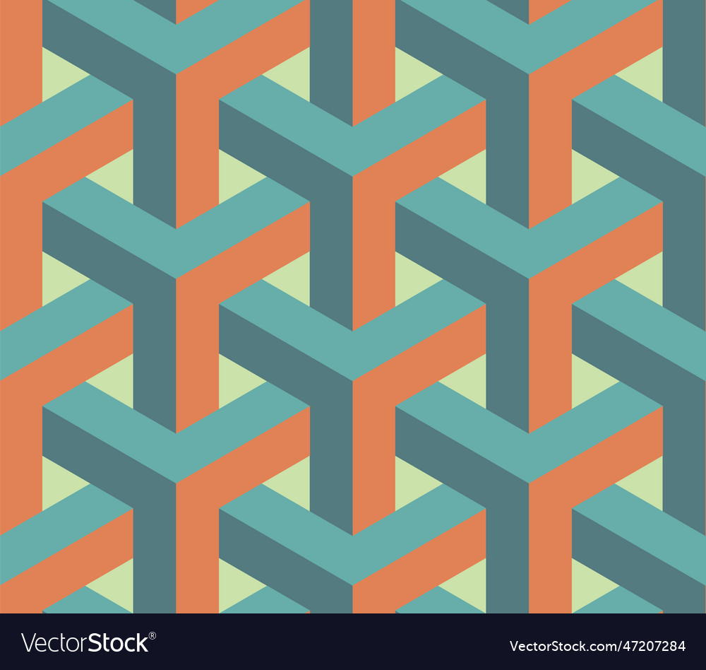 Abstract repeating seamless geometric pattern vector image Abstract repeating seamless geometric pattern