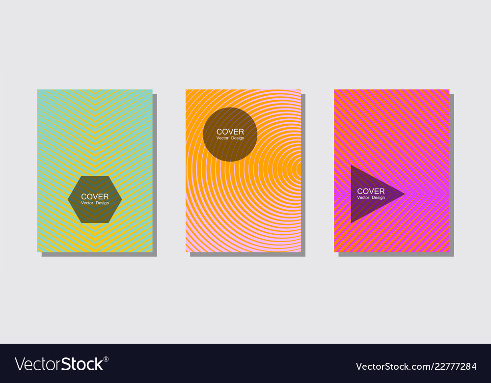 Banner Graphics Cool Templates Set Royalty Free Vector Image
