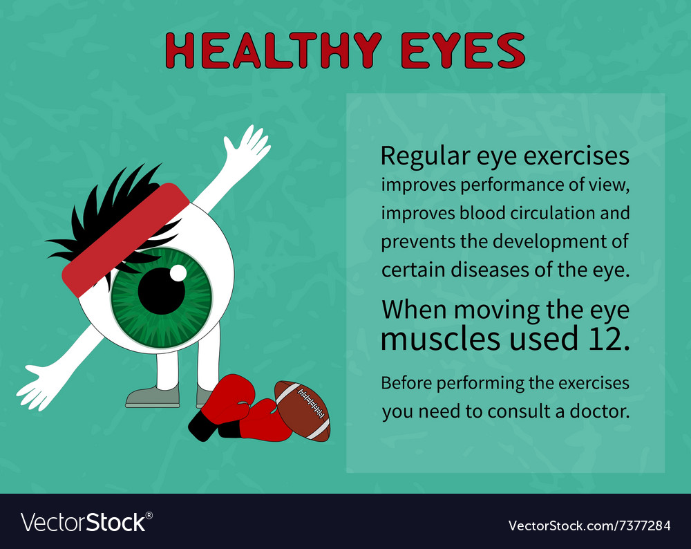 Benefits of gymnastics for the healthy eyes