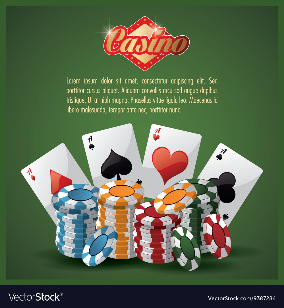 Casino design game icon colorful