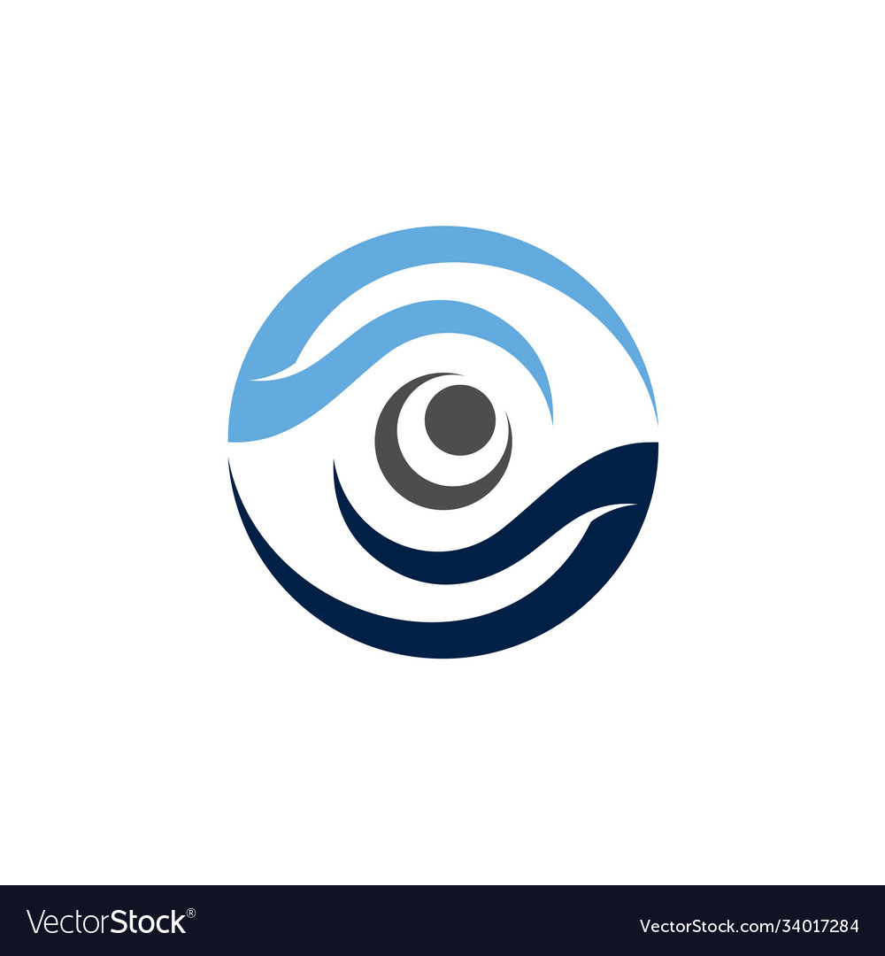 Circle eye logo Royalty Free Vector Image - VectorStock