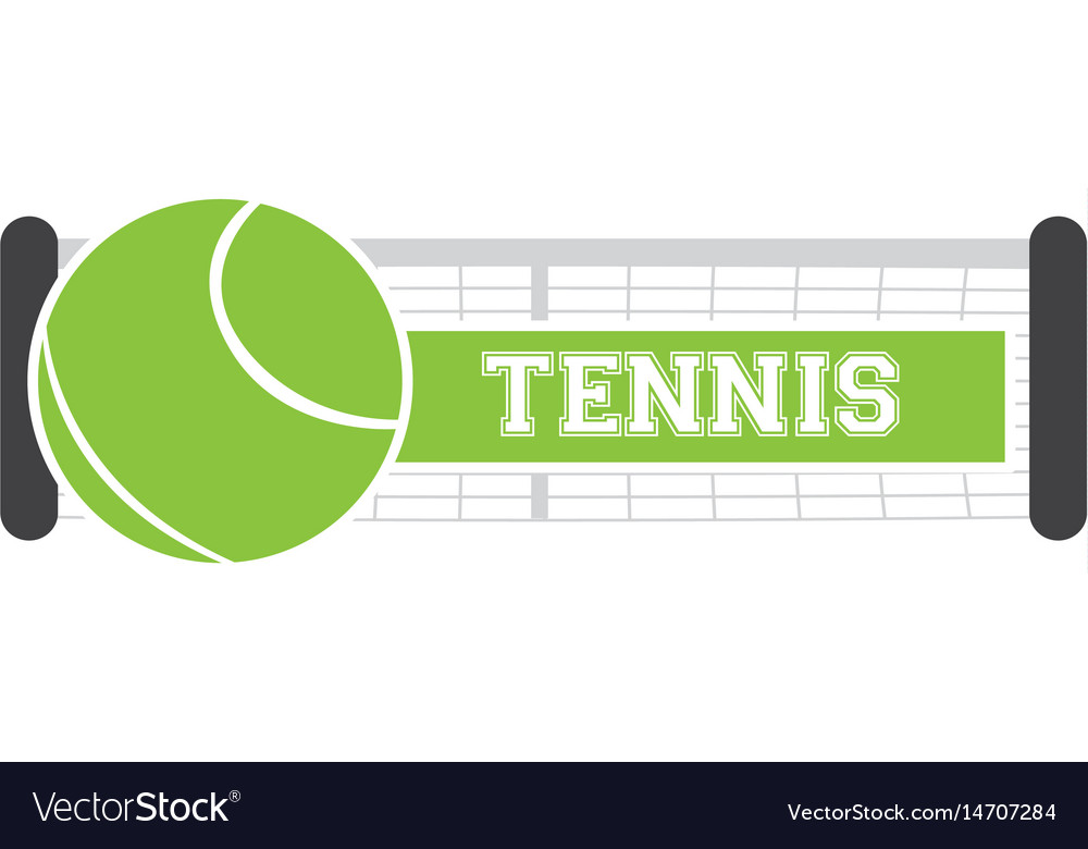 Isoliertes Tennisnetz