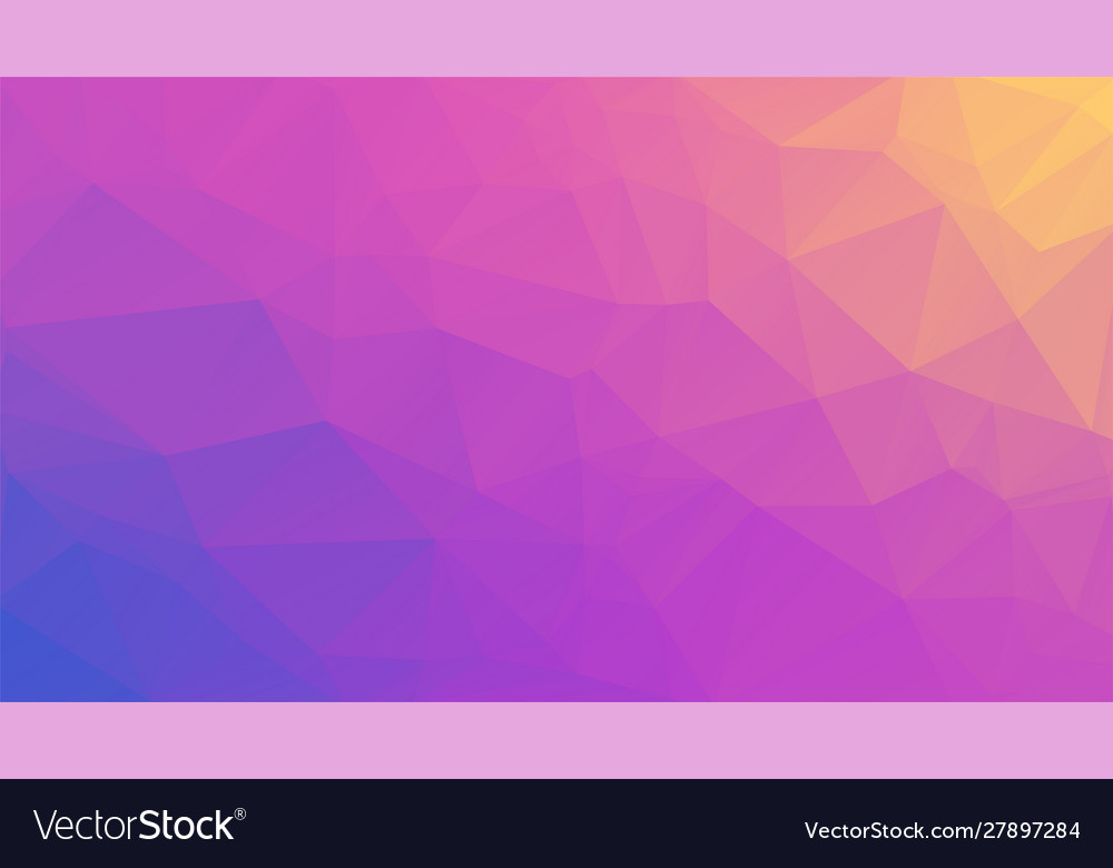 Modern polygonal gradient pattern colorful trendy Vector Image