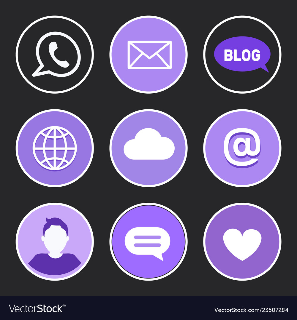 Social Networking Icons Set