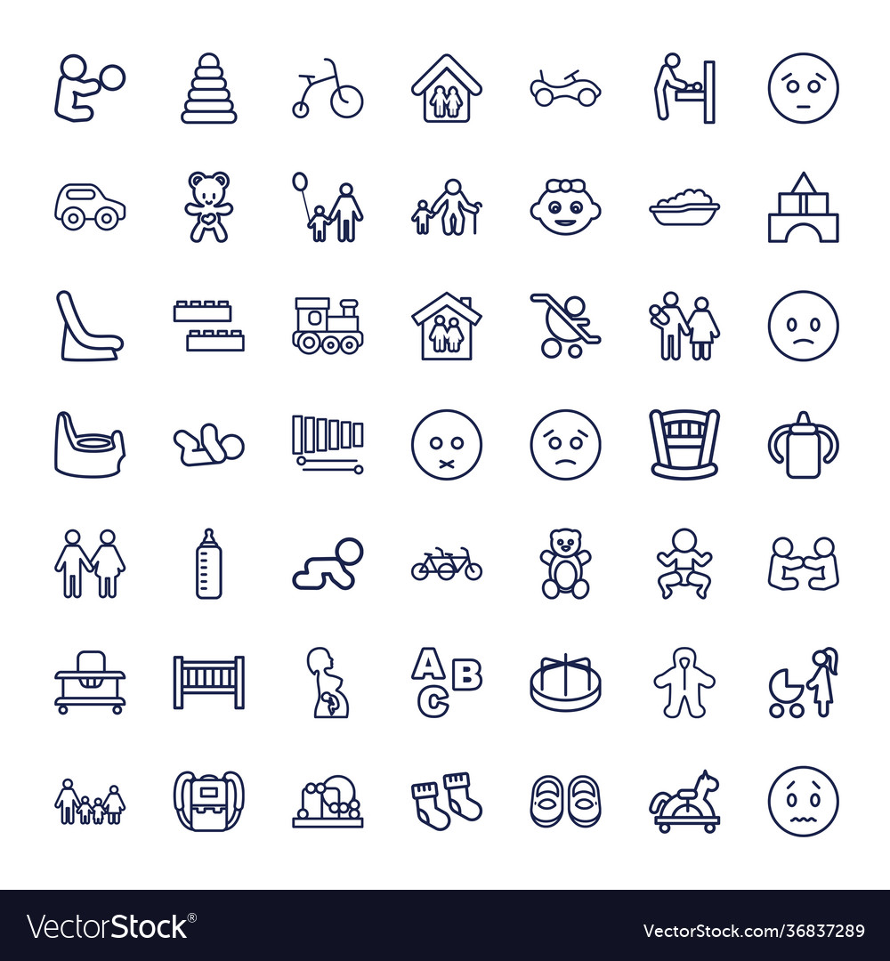 49 child icons