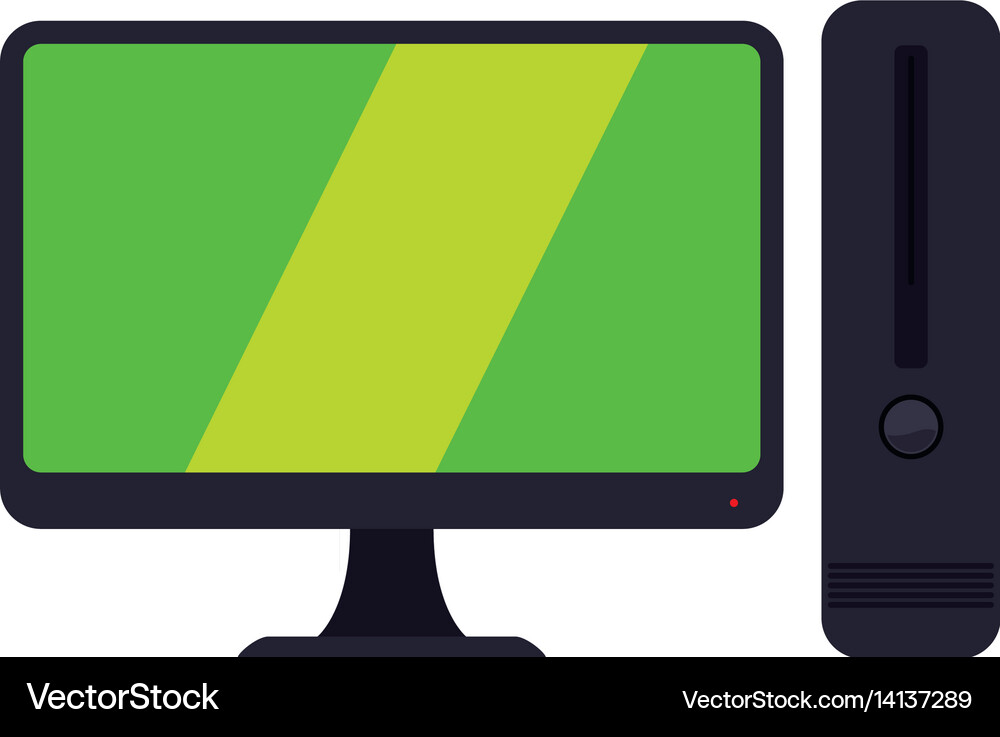 Computer electronic technology Royalty Free Vector Image