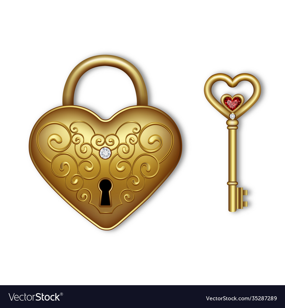 Heart padlock