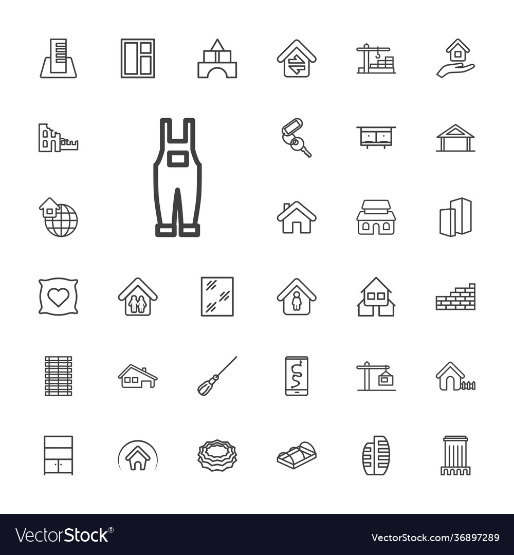 House icons Royalty Free Vector Image - VectorStock