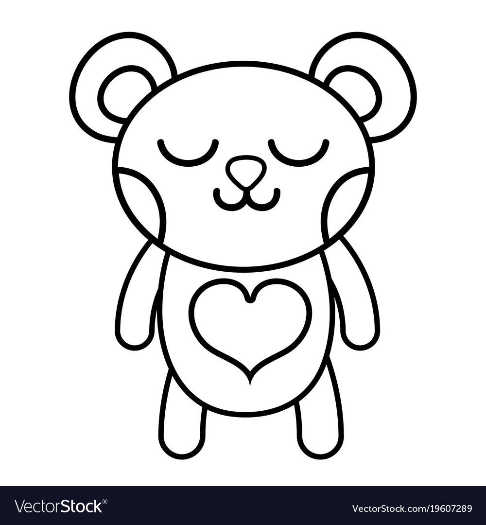 Sleeping bear illustration - Stock Illustration [67931003] - PIXTA