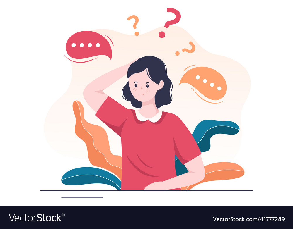 People thinking to make decision problem solving vector image People thinking to make decision problem solving