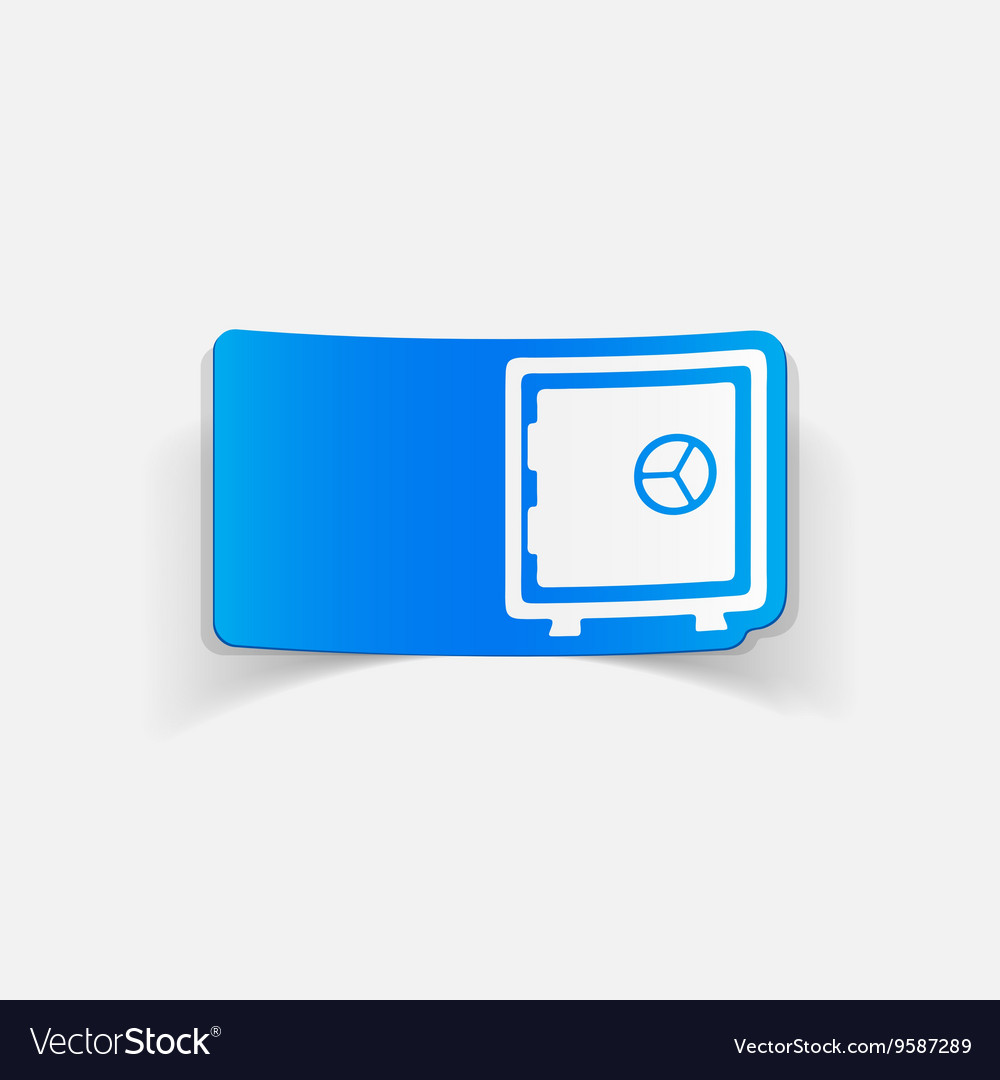 Realistic design element safe