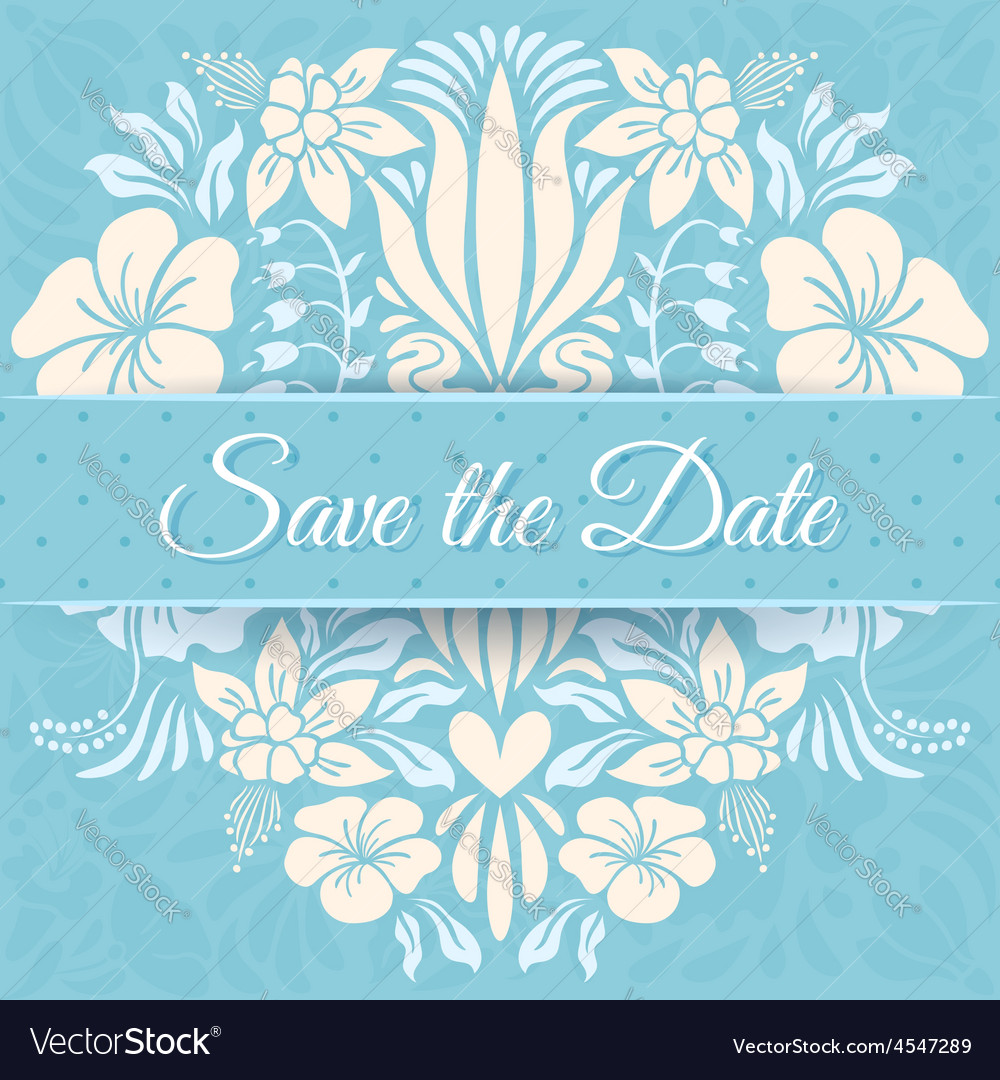 Save the date card