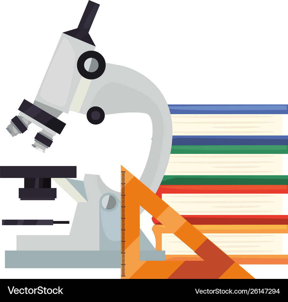 Back to school flat design Royalty Free Vector Image