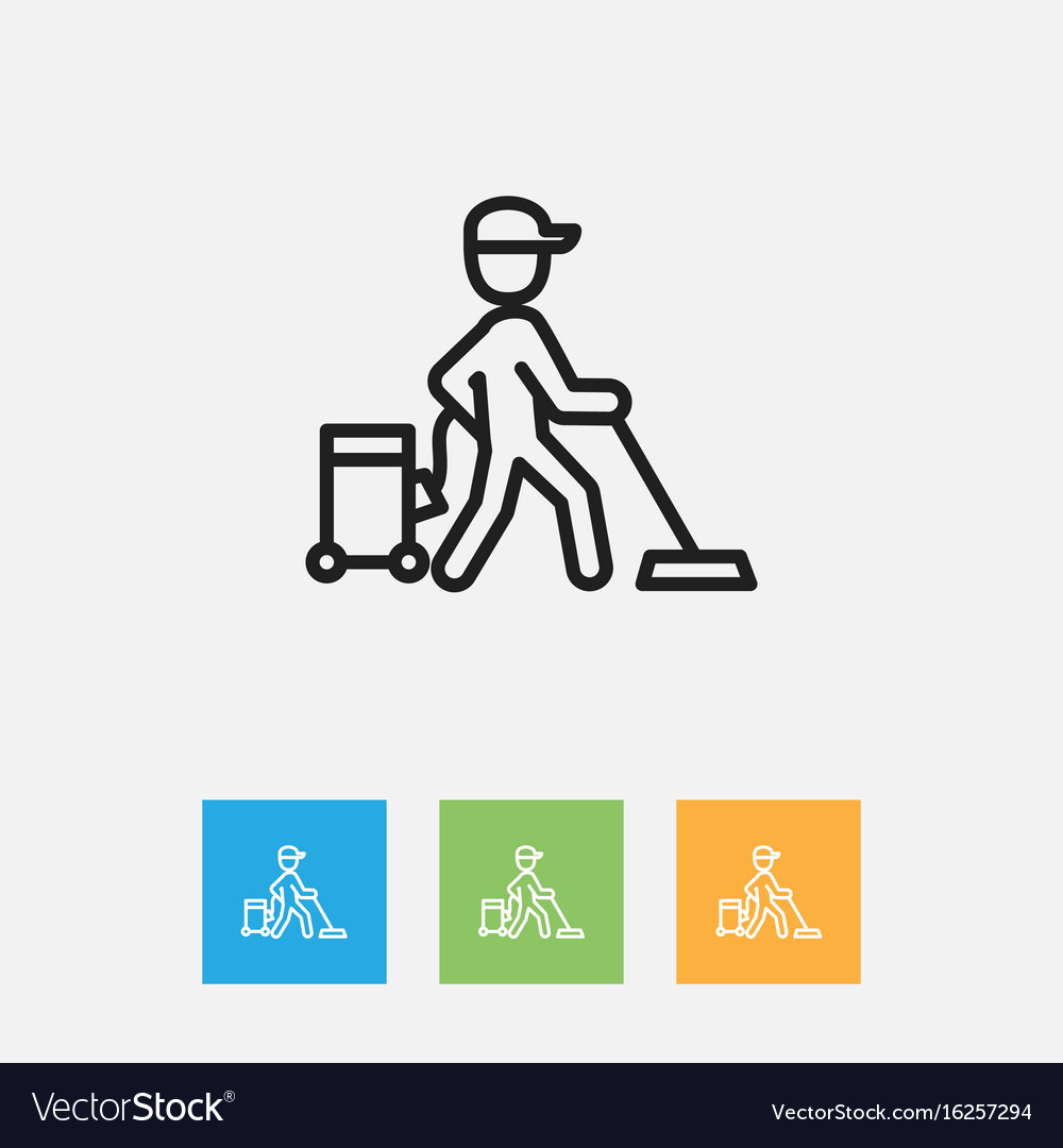 Cleanup symbol on carpet