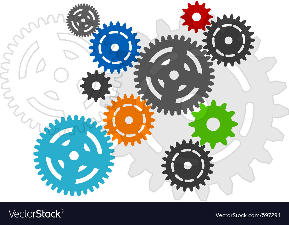 cogwheels royalty free vector