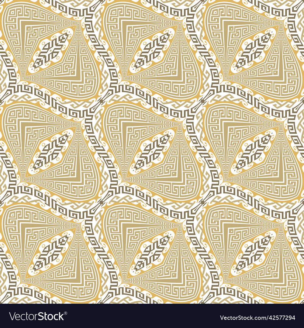 Curves and waves seamless pattern curved shapes vector image Curves and waves seamless pattern curved shapes