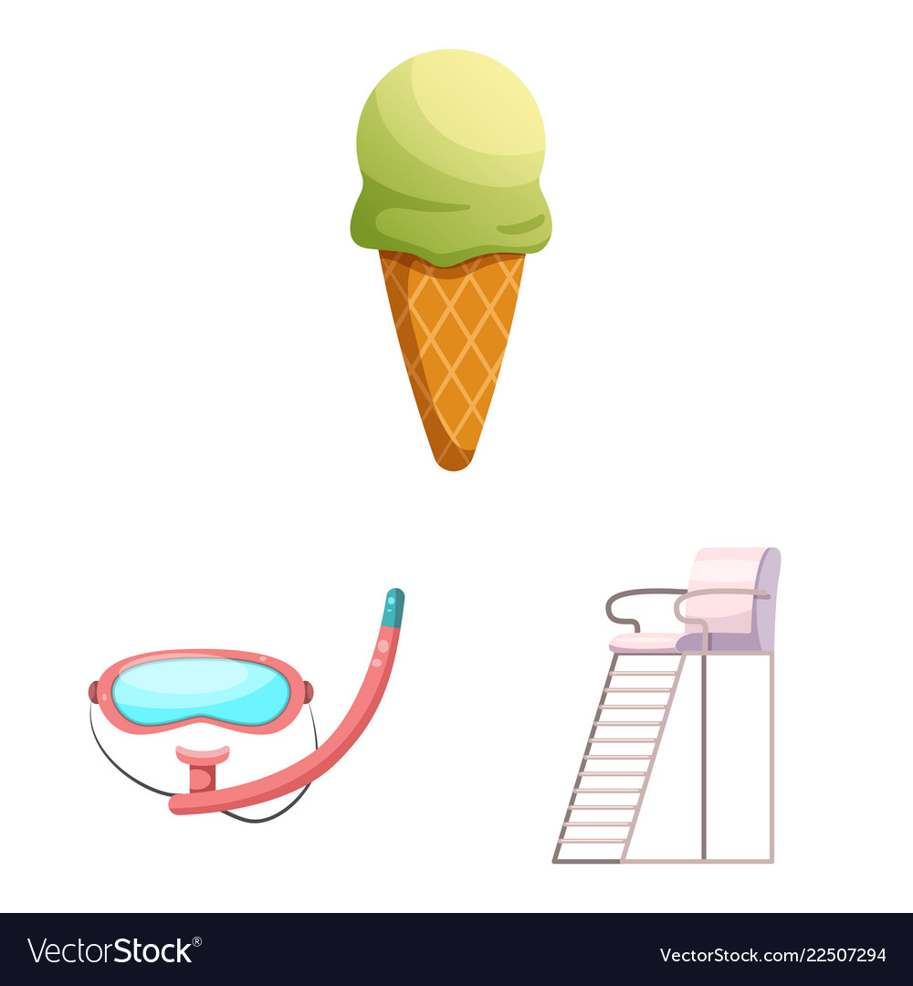 Isolated object of pool and swimming icon