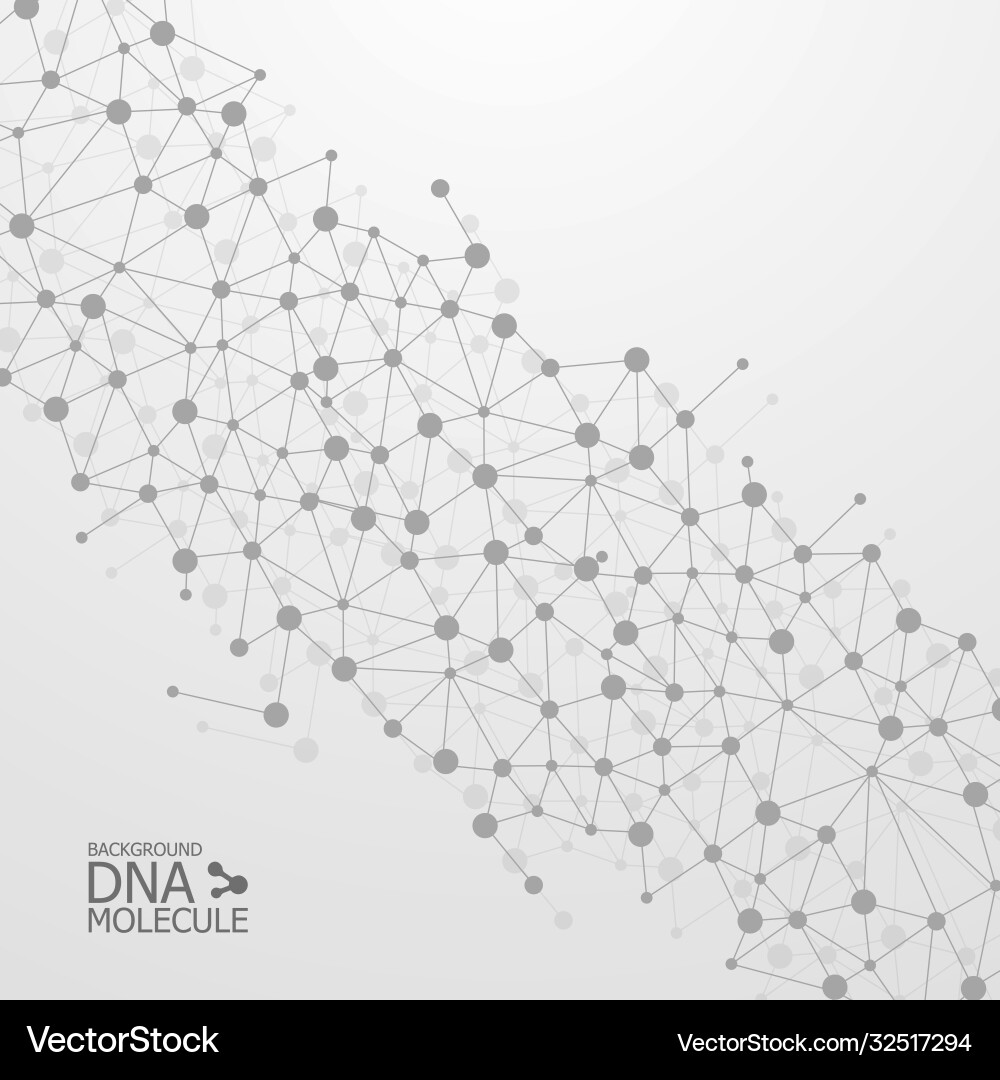 Molecules background eps 10 Royalty Free Vector Image