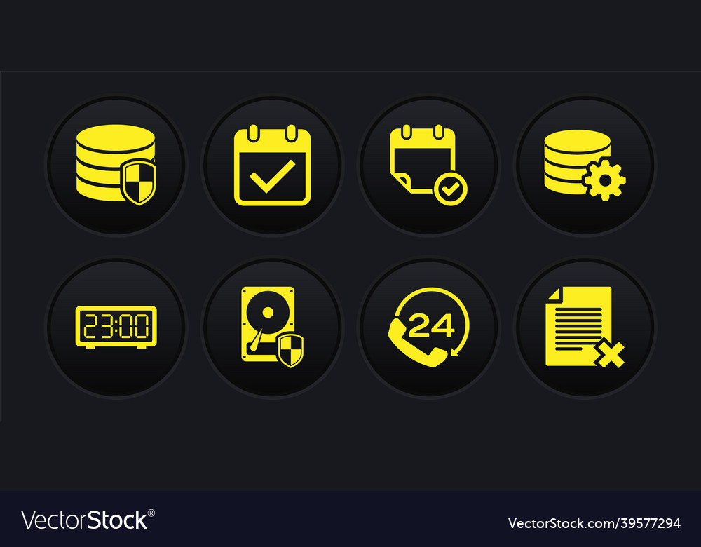 Set digital alarm clock setting database server