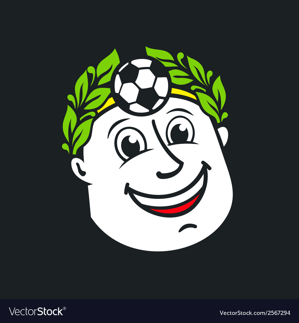 Soccer God Head Logo