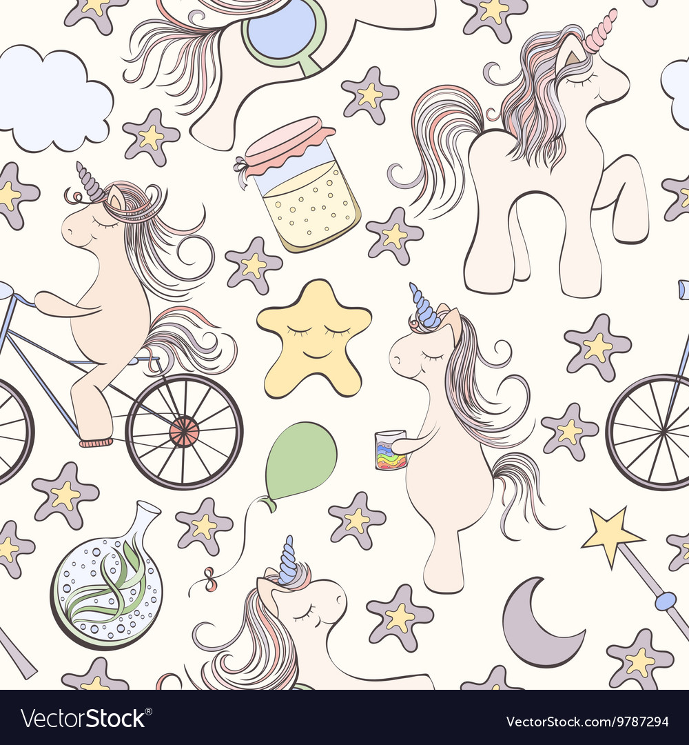 Whimsical Unicorn Pattern
