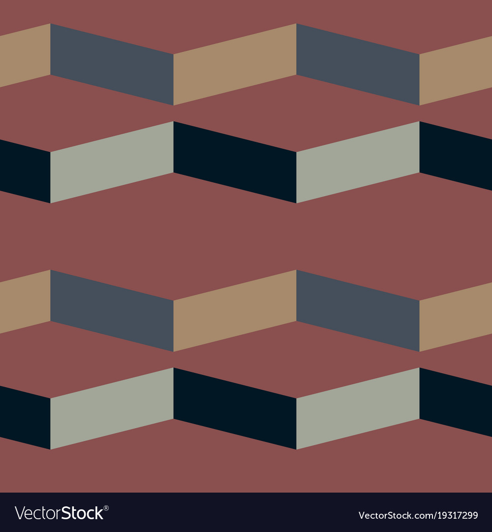 Abstract shade block horizontal seamless pattern