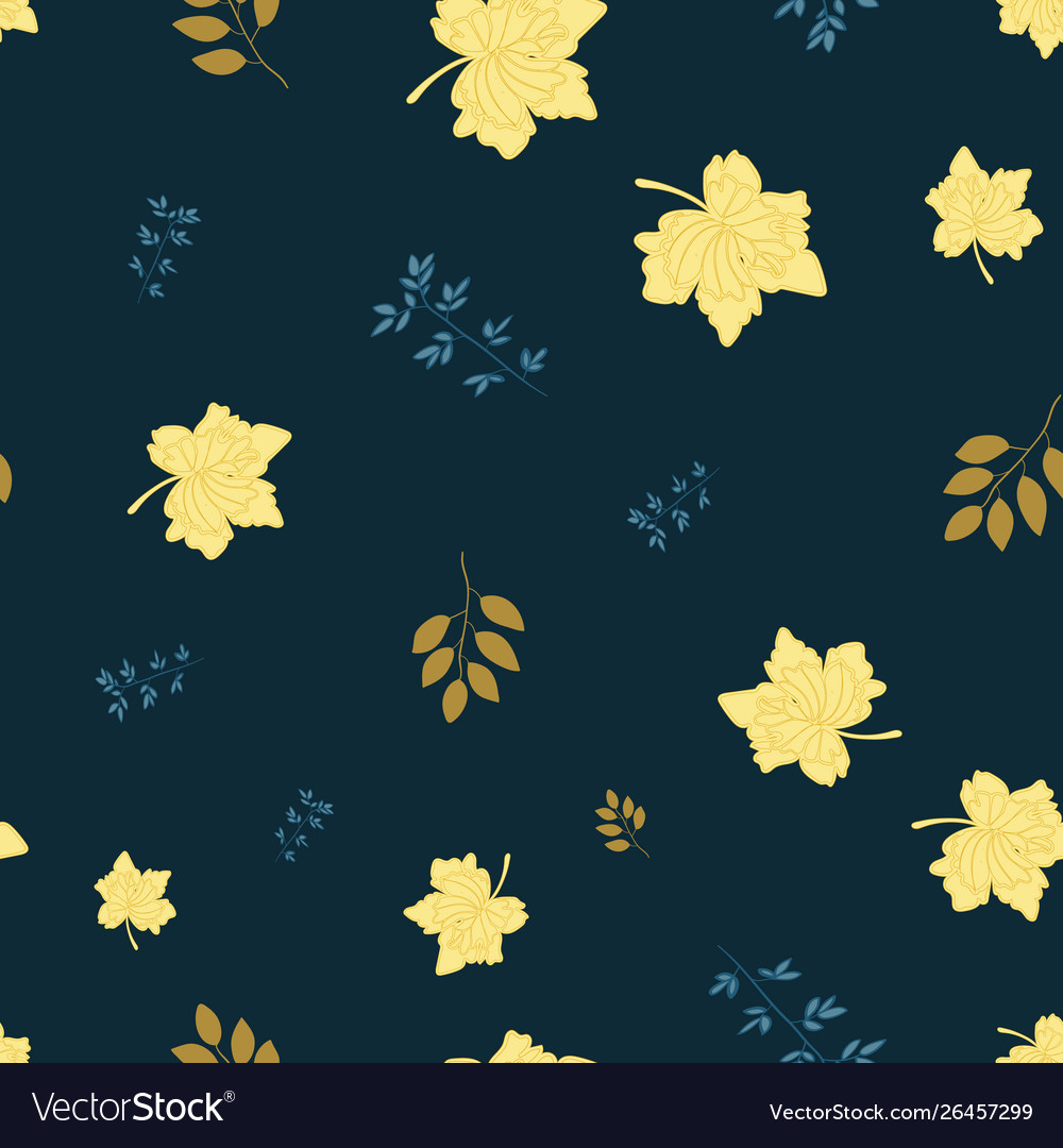 Autumn fall seamless repeat pattern print Vector Image Autumn fall seamless repeat pattern print