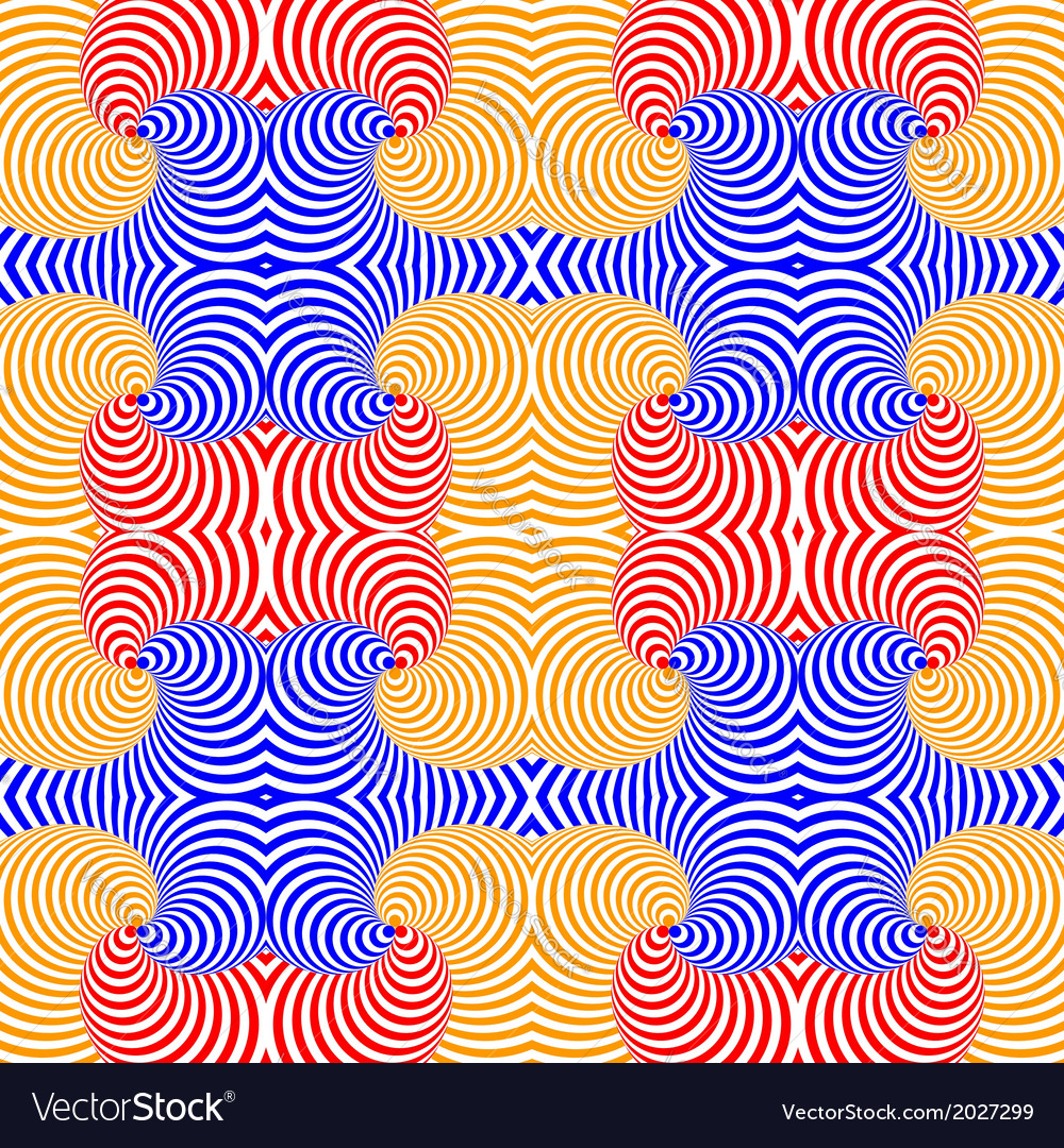 Design seamless colorful swirl movement pattern
