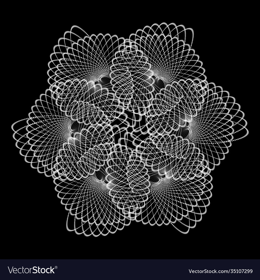 Dotted halftone spiral pattern or texture
