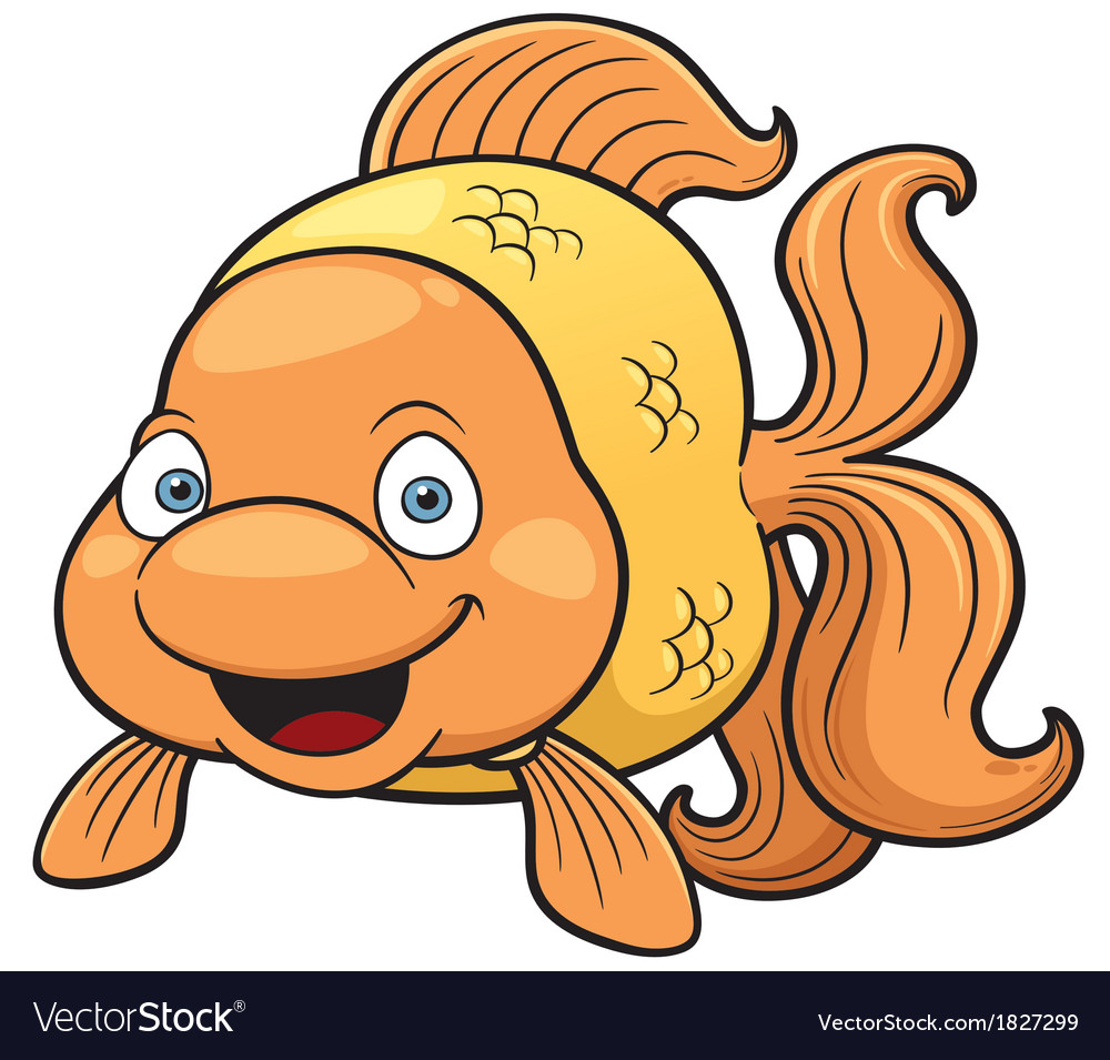 Download Goldfish Royalty Free Vector Image - VectorStock