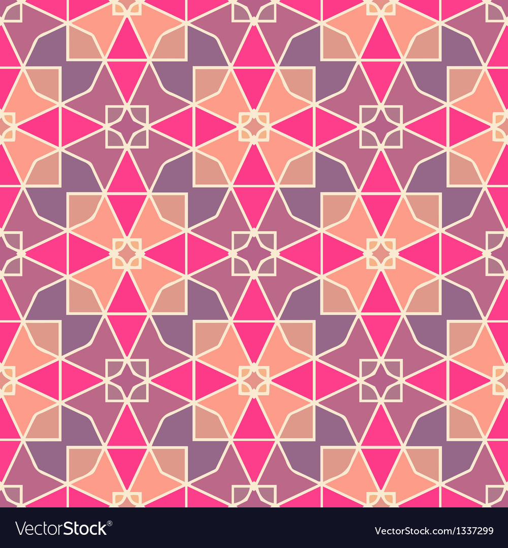 Mosaic seamless pattern